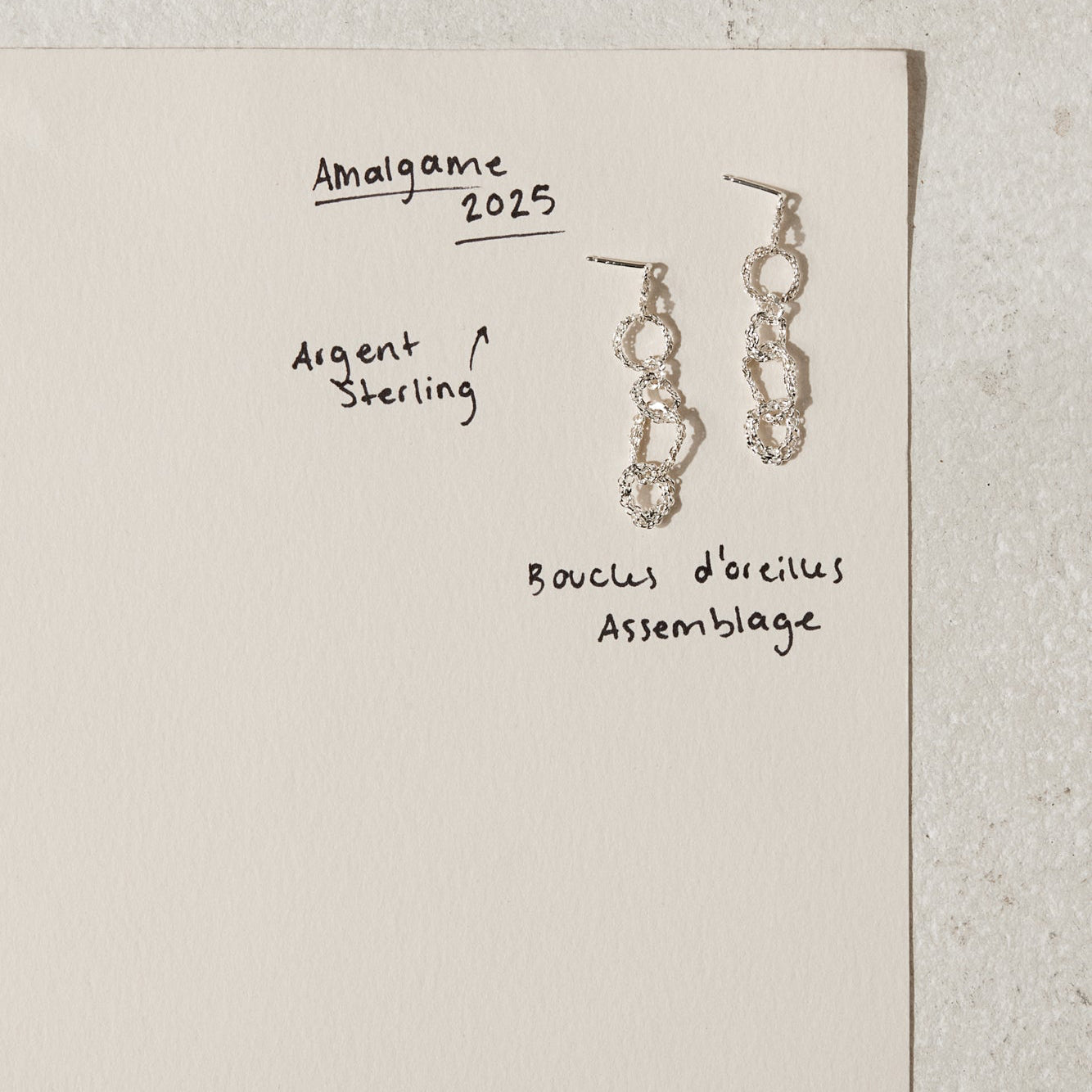 Assembly Earrings - Sterling Silver