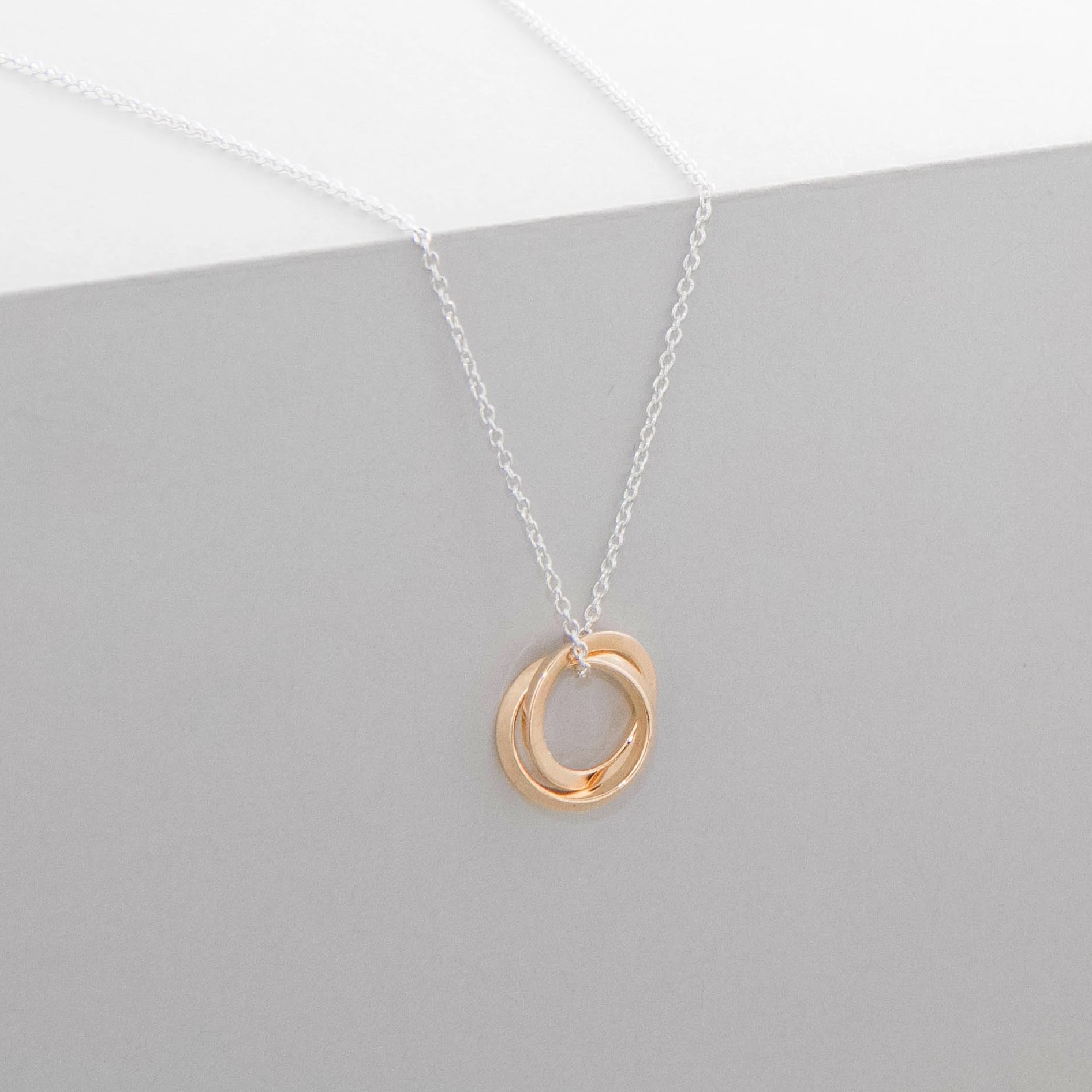 Union Necklace 14k Gold Plated Sterling Silver