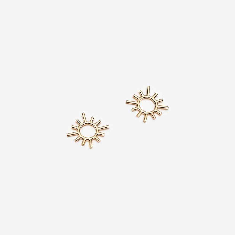 Sun Earrings - Gold - Camillette