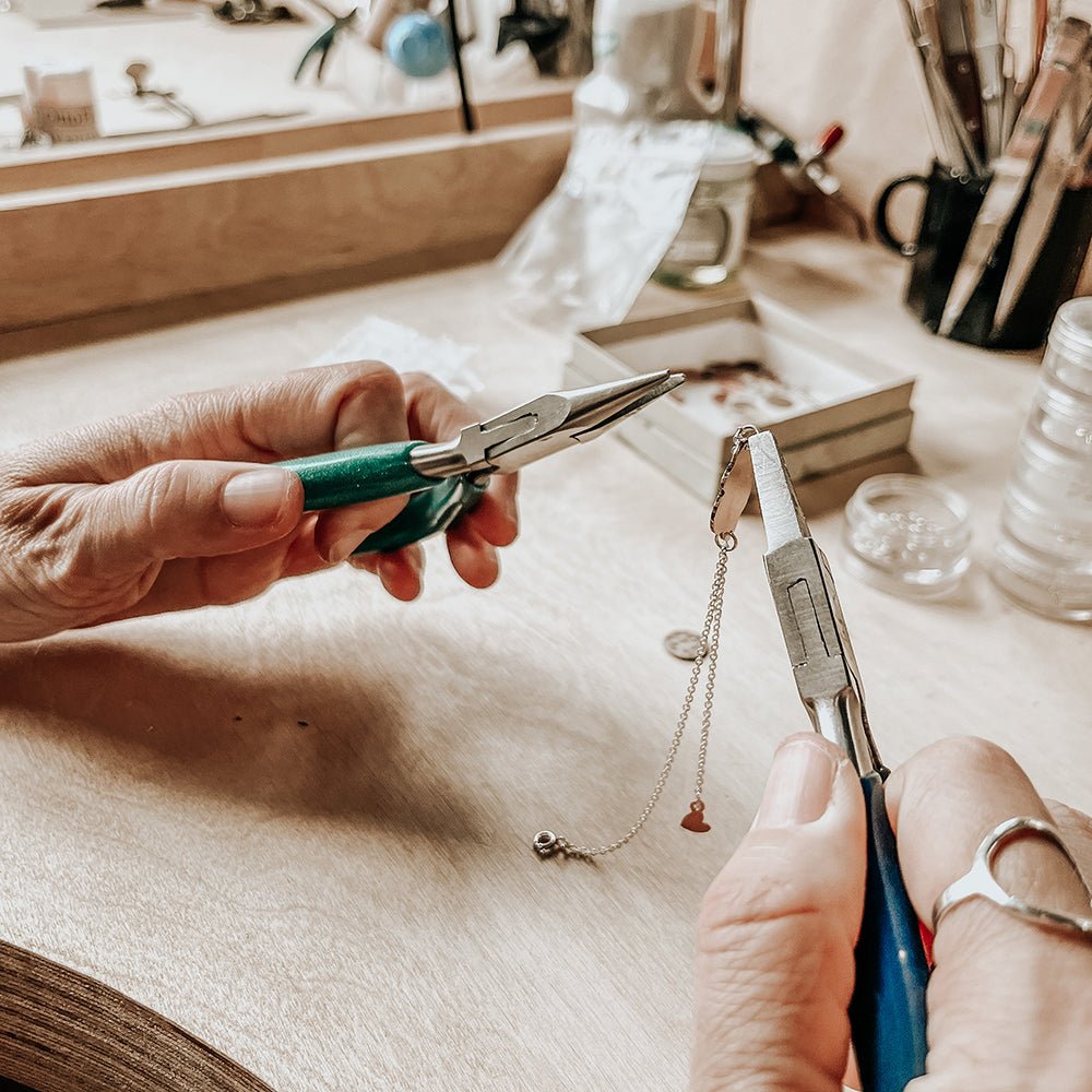 Jewelry Making Class in Montreal Personalized Charm Necklace or