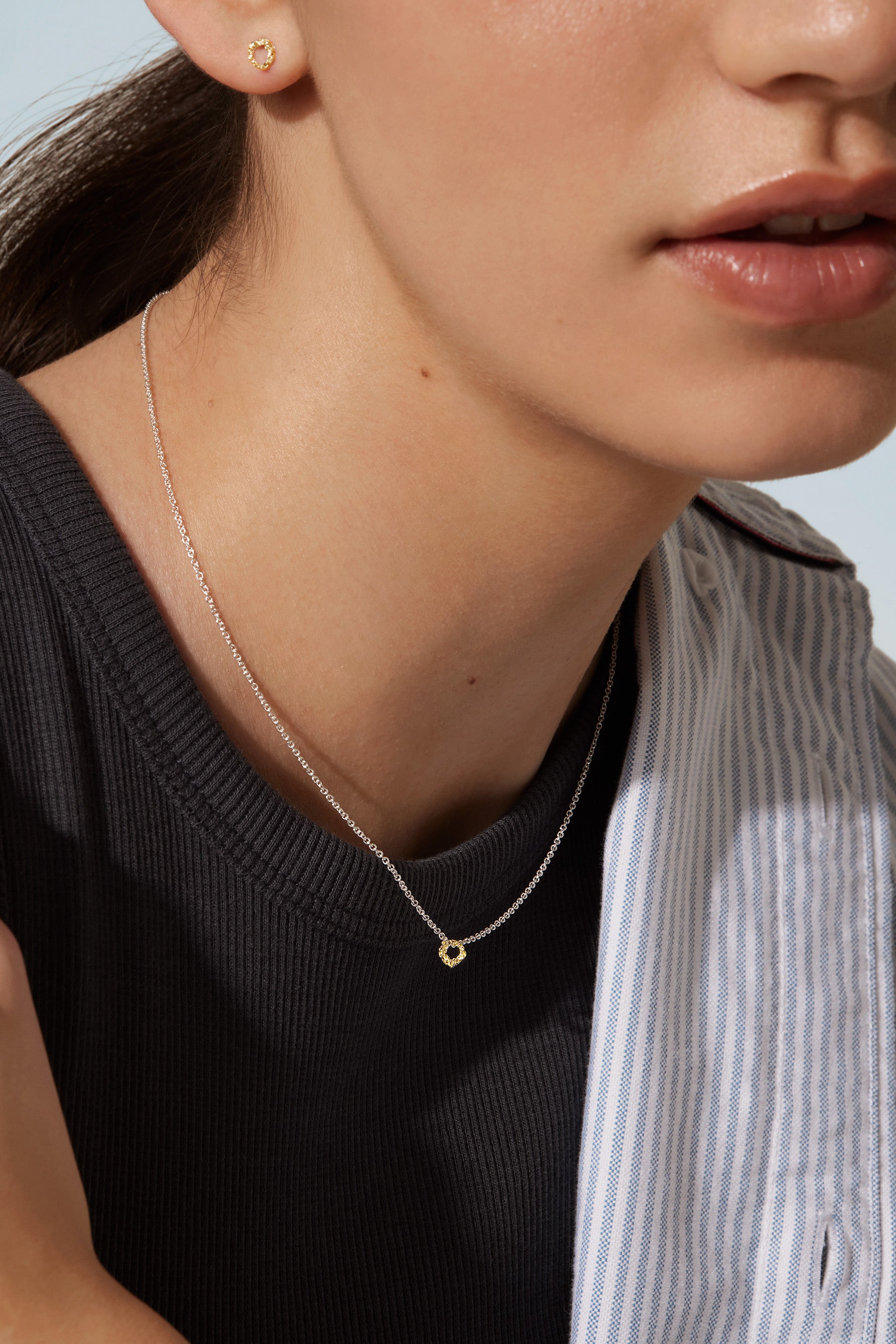 Boucles d'oreilles et collier collection Amalgame fait à la main Canada