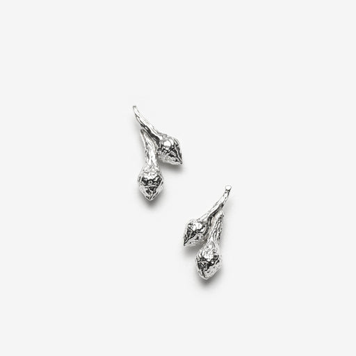 Little Buds Stud Earrings - Sterling Silver - Camillette