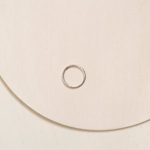 Thin Twist Ribbon Ring - Sterling Silver