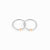 12mm Sleepers Hoops Earrings – 10k White Gold – Small - Camillette