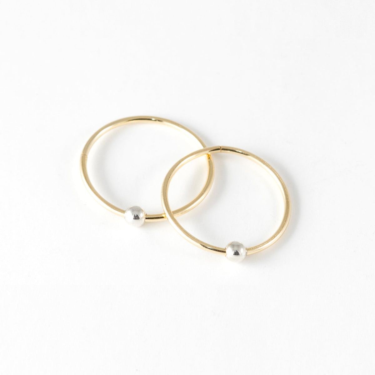 Medium 10k gold on sale hoop earrings