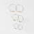 20mm Sleepers Hoops Earrings – Silver – Medium - Camillette