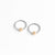 9mm Sleepers Hoops Earrings – 10k White Gold – Mini - Camillette