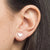 Heart Stud Earrings – Sterling Silver - Camillette