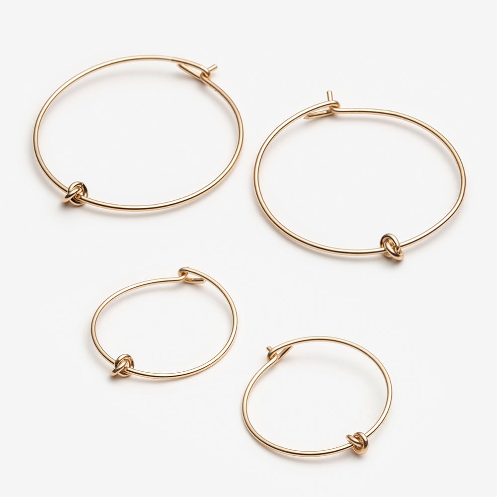 Hoop Earrings Prelude – Gold Filled – Small/Medium - Camillette