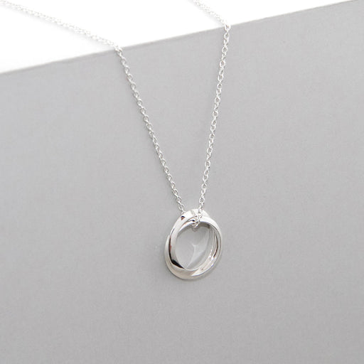Line Union Necklace – Sterling Silver - Camillette