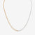 Loop Necklace - Silver & 10k Yellow Gold - 16" or 18" - Camillette