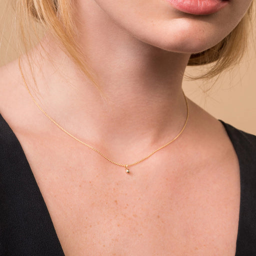 Orb Necklace – 10k and 14k Gold - Camillette