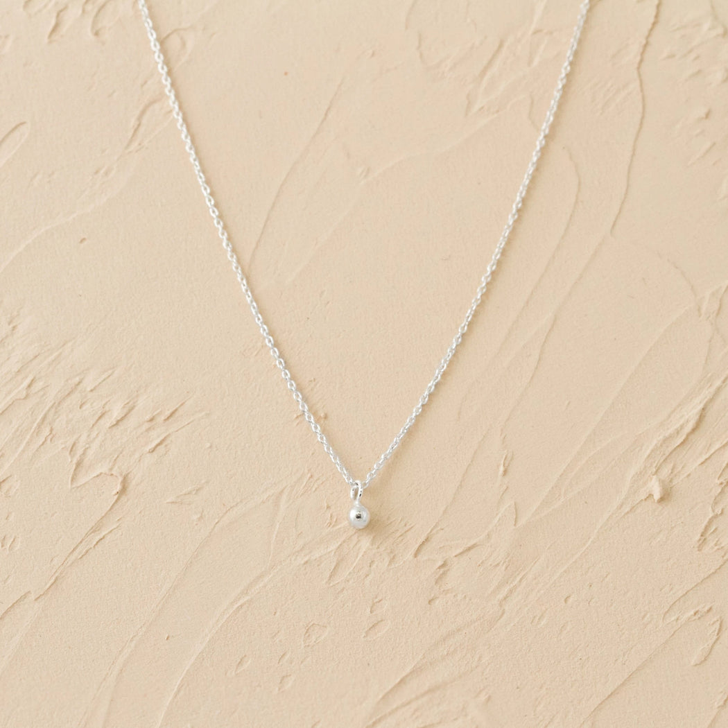Orb Necklace – Sterling Silver - Camillette
