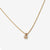 Spark Set Gold - Spark Stud Necklace 10k Gold & Spark Studs Earrings 14k Gold - Camillette