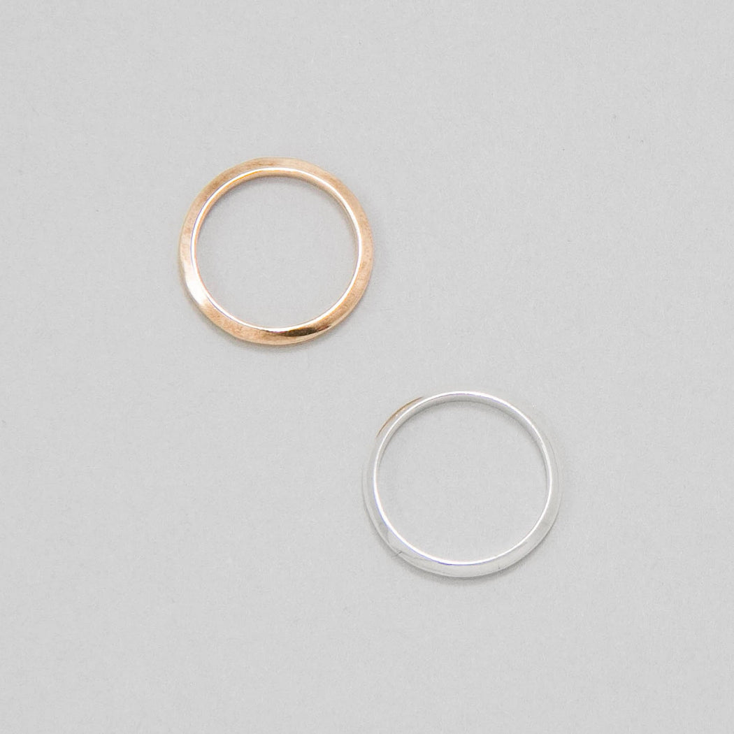 Thin Ring - Sterling Silver or 14k Yellow Gold - Camillette
